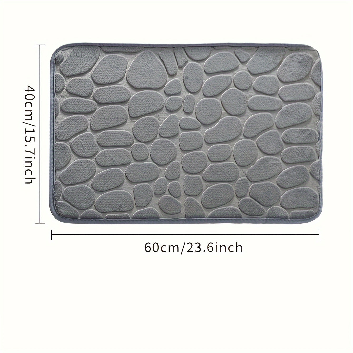 Non-Slip Coral Fleece Bath Rug