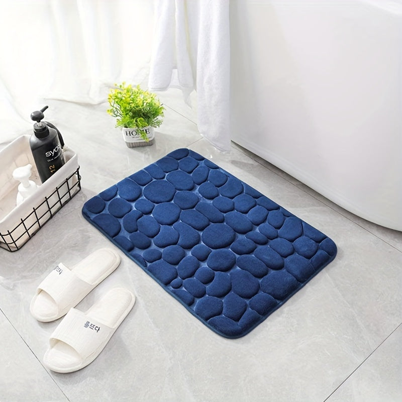 Non-Slip Coral Fleece Bath Rug
